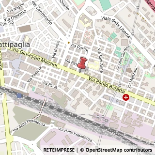 Mappa Via Paolo Baratta, 59, 84091 Battipaglia, Salerno (Campania)