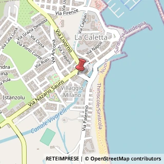 Mappa Via Palermo, 10, 07052 Siniscola, Nuoro (Sardegna)