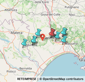 Mappa 74011 Castellaneta TA, Italia (10.72455)