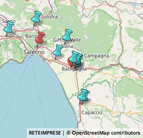 Mappa Via Spineta S.P. 135 - Località Villani, 84091 Battipaglia SA, Italia (14.88167)