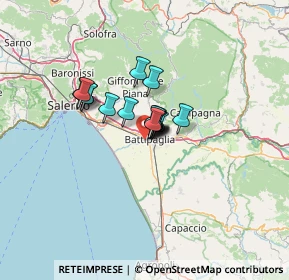 Mappa Via Spineta S.P. 135 - Località Villani, 84091 Battipaglia SA, Italia (7.59063)