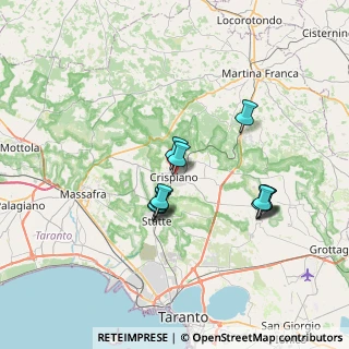 Mappa Via Trilussa, 74012 Crispiano TA, Italia (6.45364)