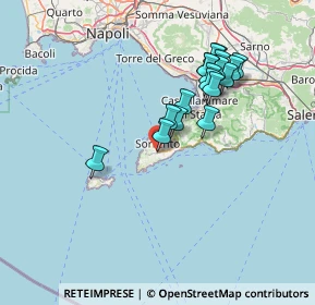 Mappa Via Nastro Azzurro, 80063 Sorrento NA, Italia (13.93222)