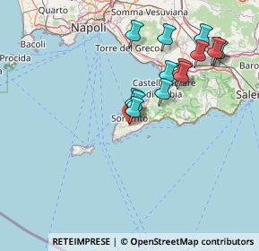 Mappa Via Nastro Azzurro, 80063 Sorrento NA, Italia (15.30769)