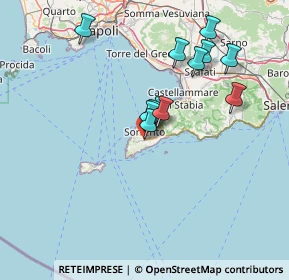 Mappa Via Nastro Azzurro, 80063 Sorrento NA, Italia (13.6725)