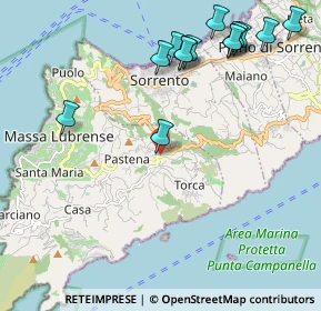 Mappa Via Nastro Azzurro, 80063 Sorrento NA, Italia (2.70786)