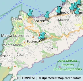 Mappa Via Nastro Azzurro, 80063 Sorrento NA, Italia (2.96231)