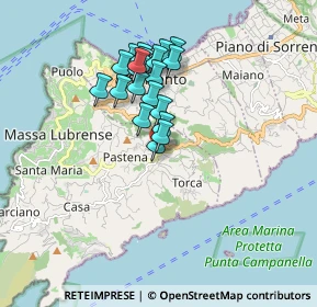 Mappa Via Nastro Azzurro, 80063 Sorrento NA, Italia (1.5075)