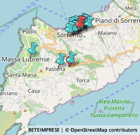 Mappa Via Nastro Azzurro, 80063 Sorrento NA, Italia (1.9925)