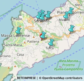 Mappa Via Nastro Azzurro, 80063 Sorrento NA, Italia (2.11364)