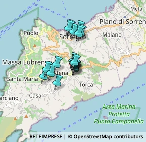 Mappa Via Nastro Azzurro, 80063 Sorrento NA, Italia (1.0145)