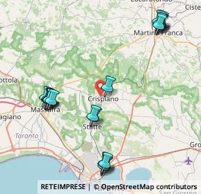 Mappa Via Mesole, 74012 Crispiano TA, Italia (10.72)