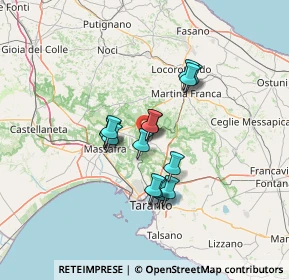 Mappa Via Mesole, 74012 Crispiano TA, Italia (10.75667)