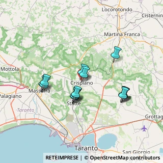 Mappa Via Enderta, 74012 Crispiano TA, Italia (7.095)