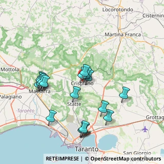 Mappa Via Enderta, 74012 Crispiano TA, Italia (8.544)