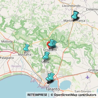 Mappa Via Gorizia, 74012 Crispiano TA, Italia (9.9065)