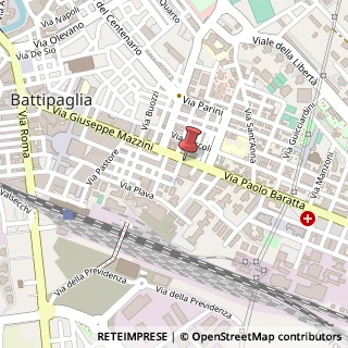 Mappa Via Paolo Baratta, 24, 84091 Battipaglia, Salerno (Campania)