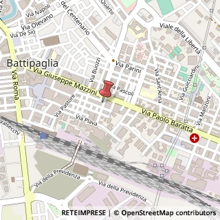 Mappa Via Cernaia, 18, 84091 Battipaglia, Salerno (Campania)