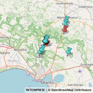 Mappa Via Don Tonino Bello, 74012 Crispiano TA, Italia (4.84545)