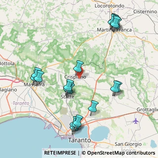 Mappa Via Don Tonino Bello, 74012 Crispiano TA, Italia (10.4095)