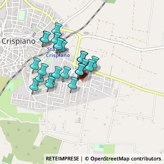 Mappa Via Don Tonino Bello, 74012 Crispiano TA, Italia (0.38148)