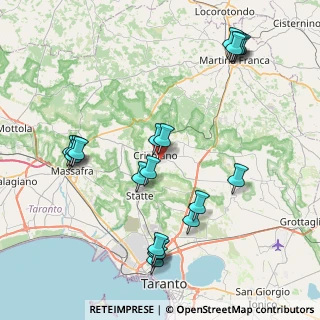 Mappa Via Resistenza, 74012 Crispiano TA, Italia (9.9765)