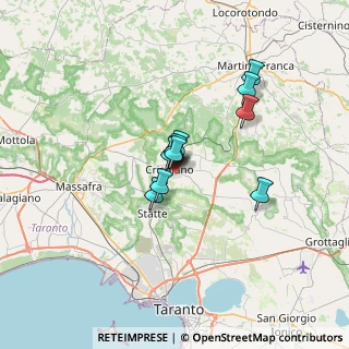Mappa Via Resistenza, 74012 Crispiano TA, Italia (4.78727)
