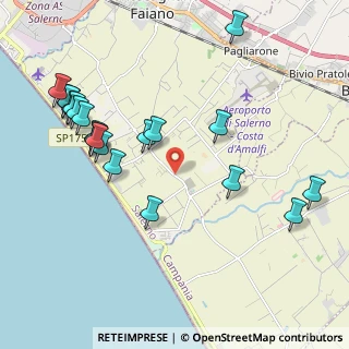 Mappa Via Lago Laceno, 84098 Pontecagnano Faiano SA, Italia (2.5175)