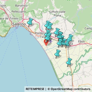 Mappa Via Lago Laceno, 84098 Pontecagnano Faiano SA, Italia (6.09438)