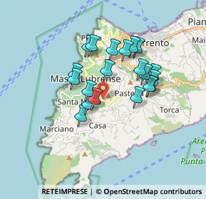 Mappa SP Turro - Pastena, 80061 Massa Lubrense NA (1.52)