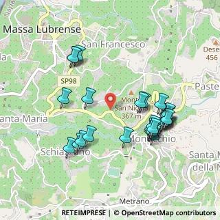 Mappa SP Turro - Pastena, 80061 Massa Lubrense NA, Italia (0.53571)