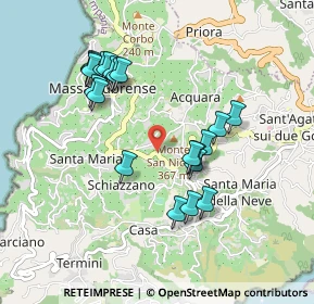 Mappa SP Turro - Pastena, 80061 Massa Lubrense NA (0.9545)