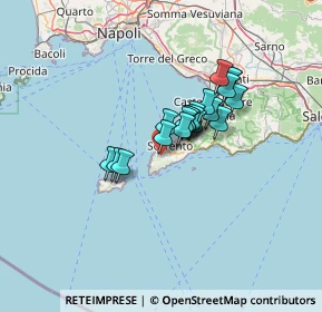 Mappa SP Turro - Pastena, 80061 Massa Lubrense NA (9.7525)