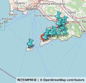 Mappa SP Turro - Pastena, 80061 Massa Lubrense NA (11.89882)