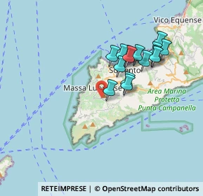 Mappa SP Turro - Pastena, 80061 Massa Lubrense NA (3.48133)