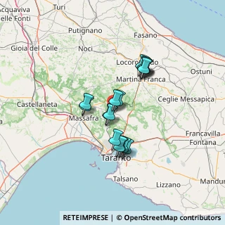 Mappa Via Q. Sella, 74012 Crispiano TA, Italia (11.32)