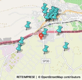 Mappa Via Pier Donato LAURIA, 84025 Eboli SA, Italia (1.099)