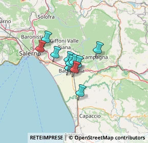 Mappa VIA G.D'ANNUNZIO, 84091 Battipaglia SA, Italia (7.79636)