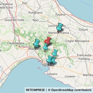 Mappa Via Massafra, 74012 Crispiano TA, Italia (10.63133)