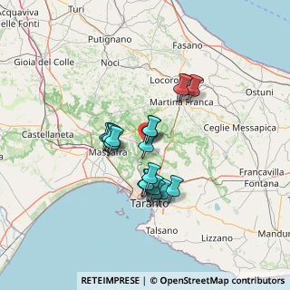 Mappa Via Torquato Tasso, 74012 Crispiano TA, Italia (11.34316)