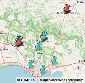 Mappa Via Torquato Tasso, 74012 Crispiano TA, Italia (9.7095)