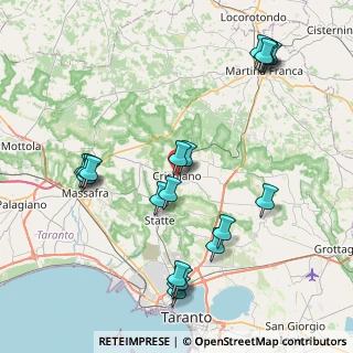 Mappa Via Torquato Tasso, 74012 Crispiano TA, Italia (10.024)