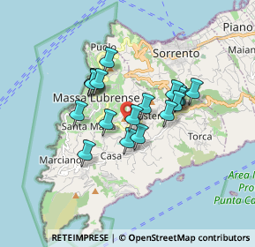 Mappa Via Titigliano, 80061 Massa Lubrense NA, Italia (1.38632)