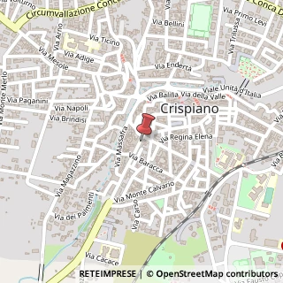 Mappa Via Q. Sella, 10, 74012 Crispiano, Taranto (Puglia)