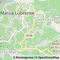 Kaart Massa Lubrense