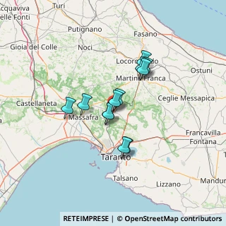 Mappa Via Michelangelo Buonarroti, 74012 Crispiano TA, Italia (10.52667)