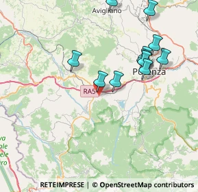 Mappa Contrada Spinette, 85050 Tito PZ, Italia (8.45167)