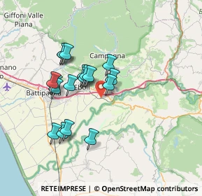 Mappa Via TRENTA CARLINI, 84025 Eboli SA, Italia (6.47611)