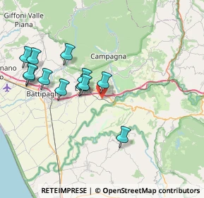 Mappa Via TRENTA CARLINI, 84025 Eboli SA, Italia (8.12333)