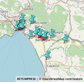 Mappa Stadio Luigi Pastena, 84091 Battipaglia SA, Italia (13.536)